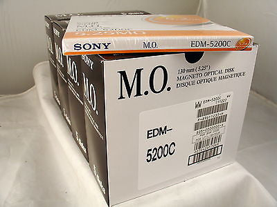 Sony MO Media EDM-5200C 5.2GB RW *NEW* Optical Disk 4 Five Pack Boxes - Micro Technologies (yourdrives.com)
