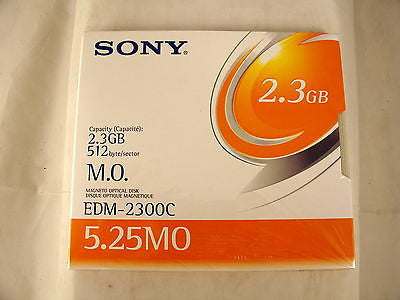 Sony EDM-2300C 5 Pack Box 2.3GB RW Optical Disk 512 B/S NEW Factory Sealed - Micro Technologies (yourdrives.com)