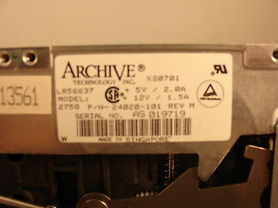 Archive 2750 QT 1GB SCSI Internal Tape Drive - Micro Technologies (yourdrives.com)