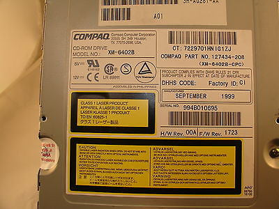 Compaq 127434-208  XM6402 32x Internal CD-ROM Drive - Micro Technologies (yourdrives.com)