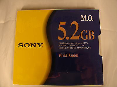 Sony MO Media EDM-5200B 5.2GB RW *NEW* Optical Disk - Micro Technologies (yourdrives.com)