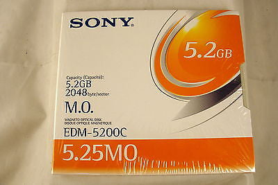 Sony MO Media EDM-5200C 5.2GB RW *NEW* Optical Disk 4 Five Pack Boxes - Micro Technologies (yourdrives.com)