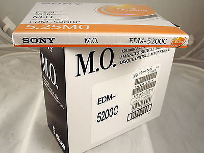 Sony MO Media EDM-5200C 5.2GB RW *NEW* Optical Disk 5 Pack Box - Micro Technologies (yourdrives.com)