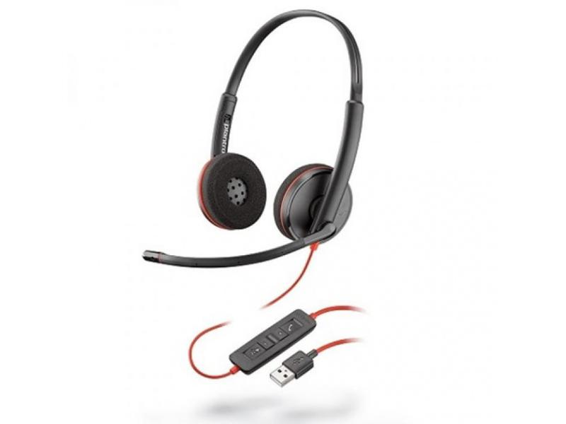 New Plantronics C3220 p/n:209745-101 Blackwire USB-A Headset