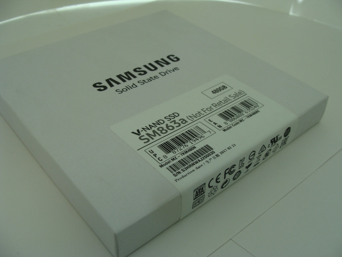 NEW SAMSUNG SM863a 480GB 2.5" SATA Internal SSD MZ-7KM480NE ENTERPRISE 5 YEAR - Micro Technologies (yourdrives.com)
