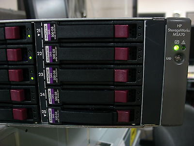 HP MSA70 SAS Drive Array 418800-B21 w 10 300GB SAS Drives 507119-004 - Micro Technologies (yourdrives.com)