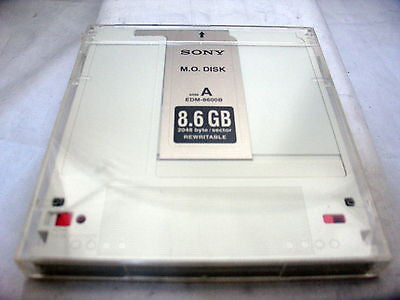 Sony EDM-8600B Optical Disk 8.6GB RW 2048 Byte Sector in Plastic Clamshell - Micro Technologies (yourdrives.com)