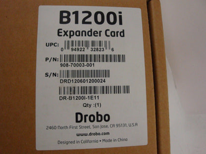 DROBO B1200i Expander Card  DR-B1200I-1E11 908-70003-001 - Micro Technologies (yourdrives.com)